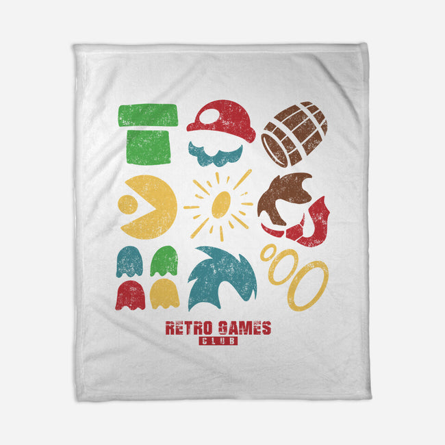 Retro Games Club-None-Fleece-Blanket-spoilerinc