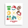 Retro Games Club-None-Stretched-Canvas-spoilerinc