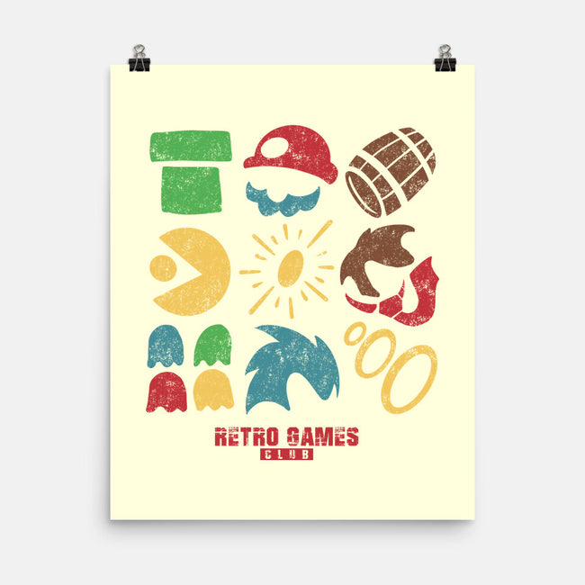 Retro Games Club-None-Matte-Poster-spoilerinc