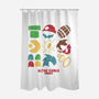 Retro Games Club-None-Polyester-Shower Curtain-spoilerinc