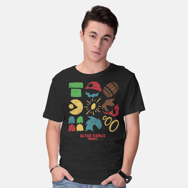 Retro Games Club-Mens-Basic-Tee-spoilerinc
