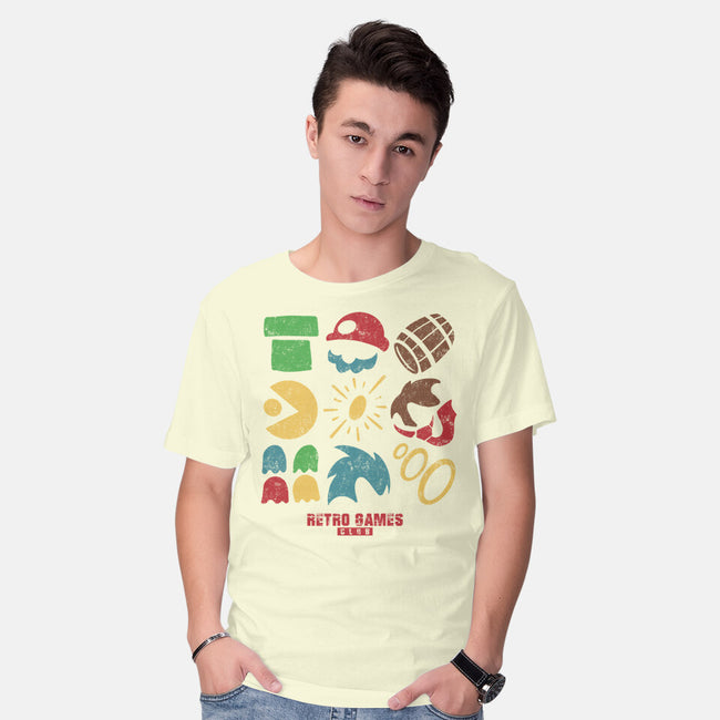 Retro Games Club-Mens-Basic-Tee-spoilerinc