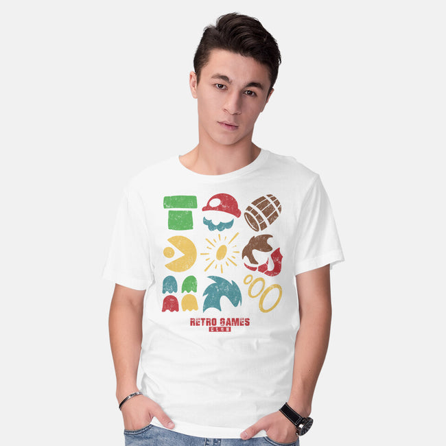 Retro Games Club-Mens-Basic-Tee-spoilerinc