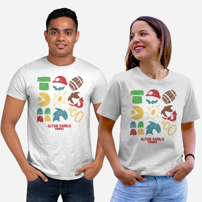 Retro Games Club-Unisex-Basic-Tee-spoilerinc