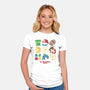 Retro Games Club-Womens-Fitted-Tee-spoilerinc