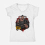 Big Monster-Womens-V-Neck-Tee-spoilerinc