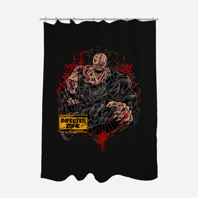 Big Monster-None-Polyester-Shower Curtain-spoilerinc