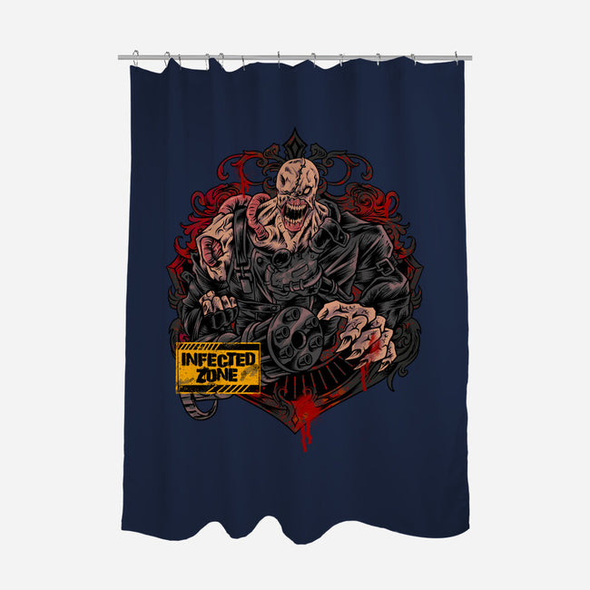 Big Monster-None-Polyester-Shower Curtain-spoilerinc