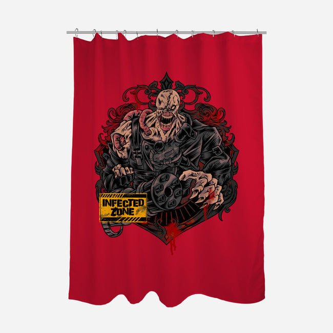 Big Monster-None-Polyester-Shower Curtain-spoilerinc