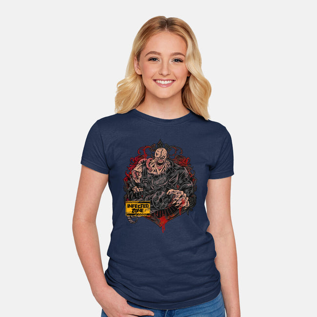 Big Monster-Womens-Fitted-Tee-spoilerinc