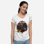 Big Monster-Womens-V-Neck-Tee-spoilerinc