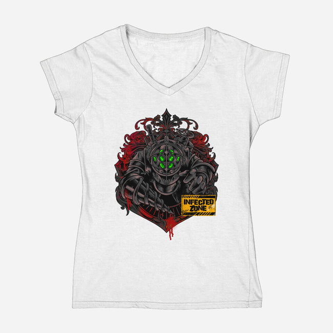 Big Daddy-Womens-V-Neck-Tee-spoilerinc