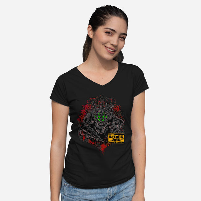 Big Daddy-Womens-V-Neck-Tee-spoilerinc