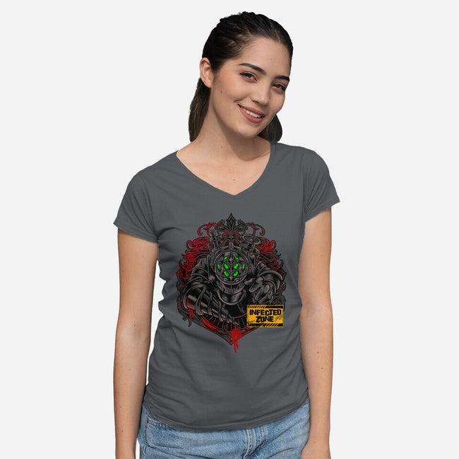 Big Daddy-Womens-V-Neck-Tee-spoilerinc