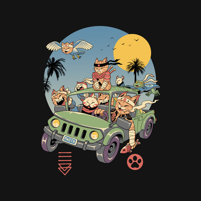 Meowsters Road Trip-Mens-Long Sleeved-Tee-vp021