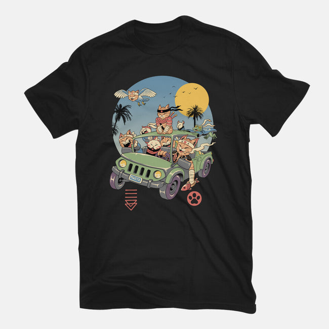 Meowsters Road Trip-Youth-Basic-Tee-vp021