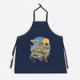 Meowsters Road Trip-Unisex-Kitchen-Apron-vp021