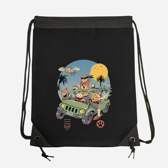 Meowsters Road Trip-None-Drawstring-Bag-vp021