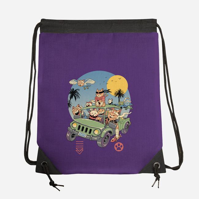 Meowsters Road Trip-None-Drawstring-Bag-vp021