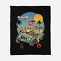Meowsters Road Trip-None-Fleece-Blanket-vp021