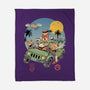 Meowsters Road Trip-None-Fleece-Blanket-vp021