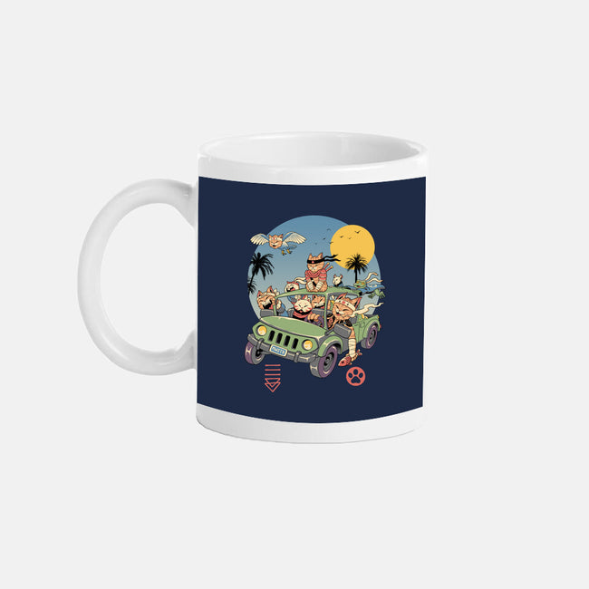 Meowsters Road Trip-None-Mug-Drinkware-vp021
