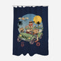 Meowsters Road Trip-None-Polyester-Shower Curtain-vp021
