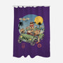 Meowsters Road Trip-None-Polyester-Shower Curtain-vp021