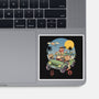 Meowsters Road Trip-None-Glossy-Sticker-vp021