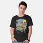 Meowsters Road Trip-Mens-Basic-Tee-vp021