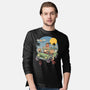 Meowsters Road Trip-Mens-Long Sleeved-Tee-vp021