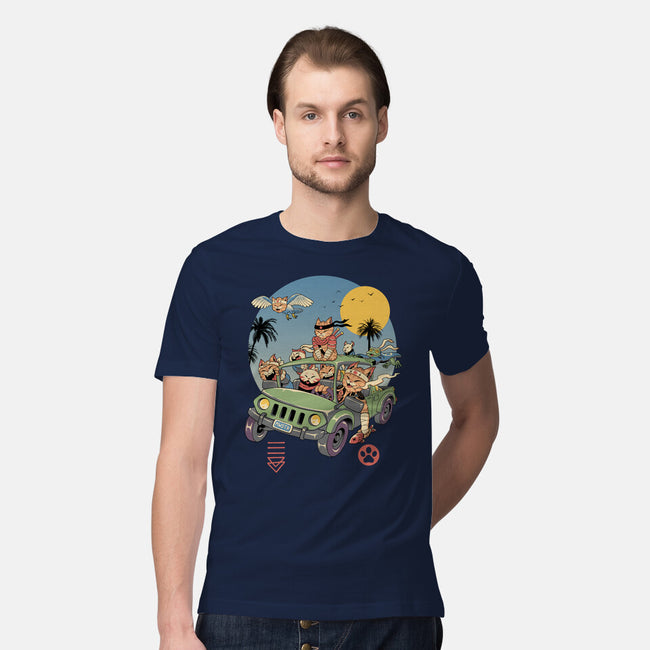 Meowsters Road Trip-Mens-Premium-Tee-vp021