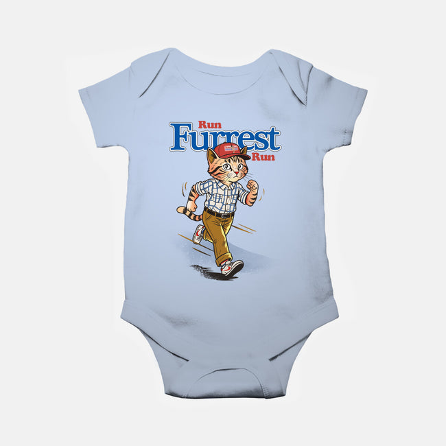 Run Furrest Run-Baby-Basic-Onesie-dandingeroz