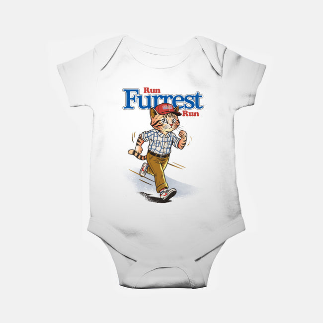 Run Furrest Run-Baby-Basic-Onesie-dandingeroz