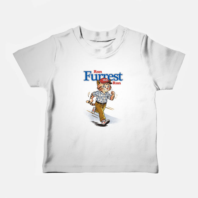 Run Furrest Run-Baby-Basic-Tee-dandingeroz