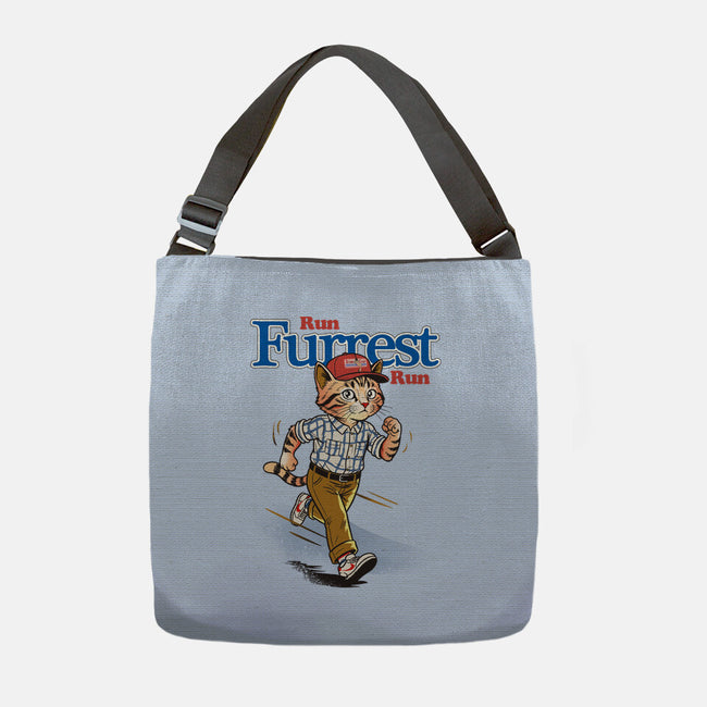Run Furrest Run-None-Adjustable Tote-Bag-dandingeroz