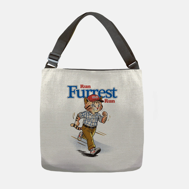 Run Furrest Run-None-Adjustable Tote-Bag-dandingeroz