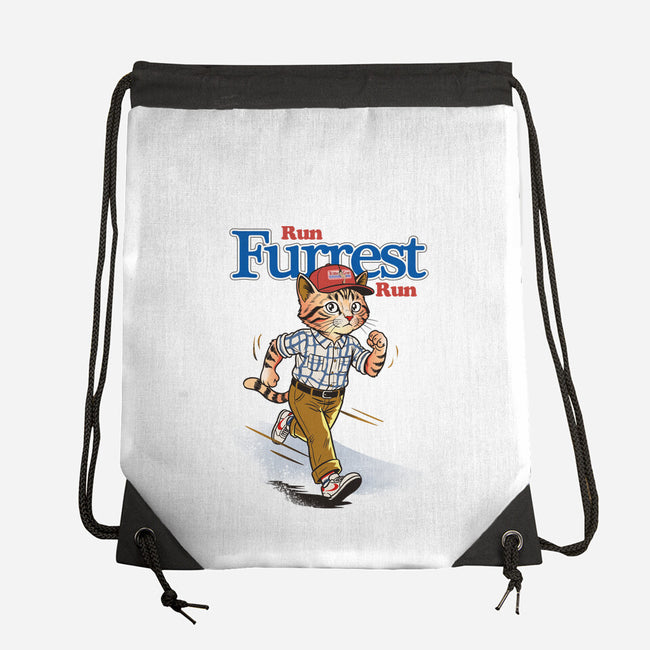 Run Furrest Run-None-Drawstring-Bag-dandingeroz