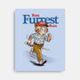 Run Furrest Run-None-Stretched-Canvas-dandingeroz