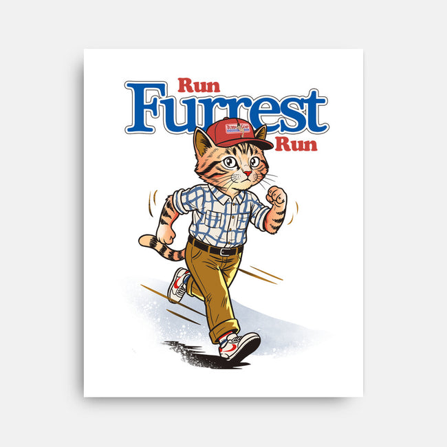 Run Furrest Run-None-Stretched-Canvas-dandingeroz