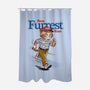 Run Furrest Run-None-Polyester-Shower Curtain-dandingeroz