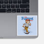 Run Furrest Run-None-Glossy-Sticker-dandingeroz