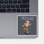 Run Furrest Run-None-Glossy-Sticker-dandingeroz