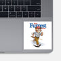 Run Furrest Run-None-Glossy-Sticker-dandingeroz