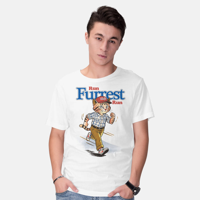 Run Furrest Run-Mens-Basic-Tee-dandingeroz
