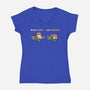 Work Hard Nap Harder-Womens-V-Neck-Tee-Freecheese