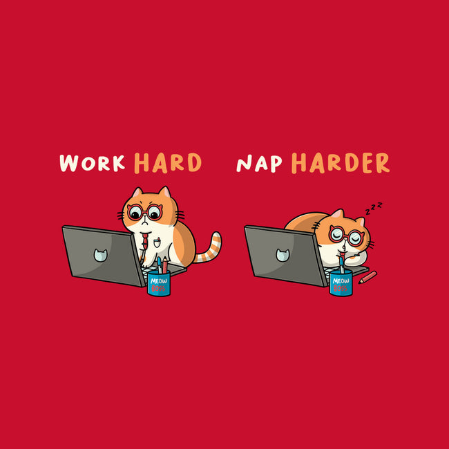 Work Hard Nap Harder-Womens-Fitted-Tee-Freecheese