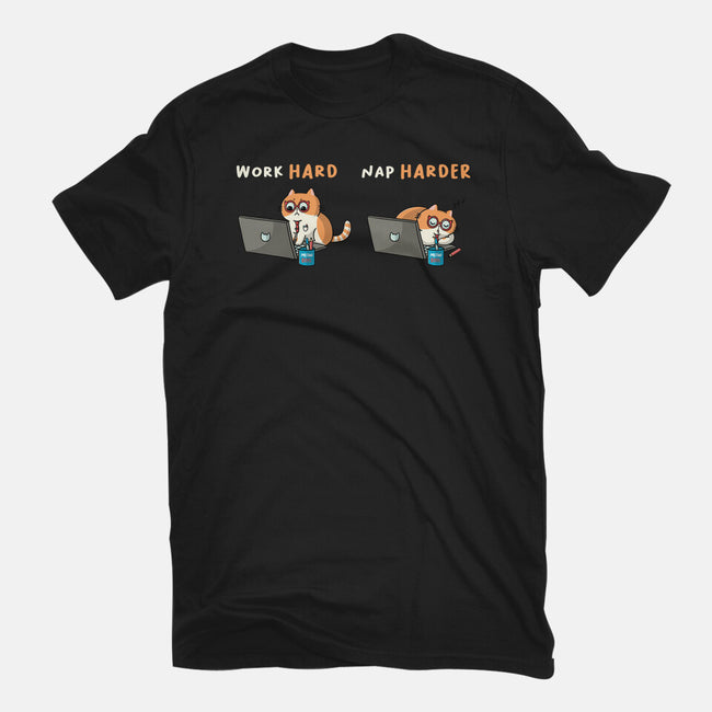 Work Hard Nap Harder-Mens-Premium-Tee-Freecheese