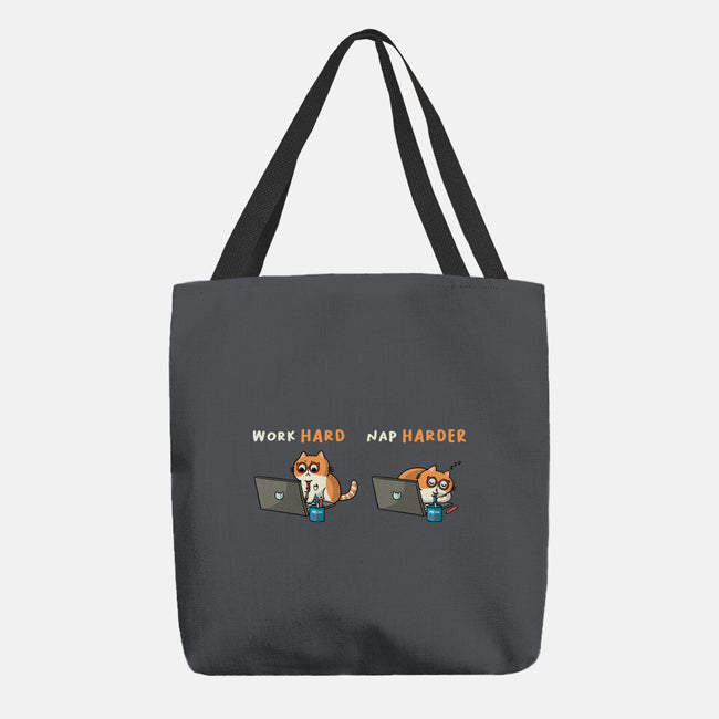 Work Hard Nap Harder-None-Basic Tote-Bag-Freecheese