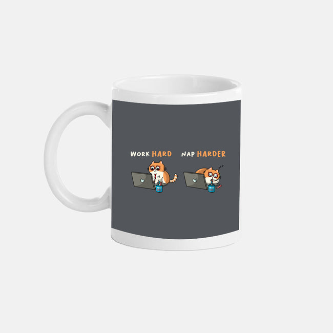 Work Hard Nap Harder-None-Mug-Drinkware-Freecheese